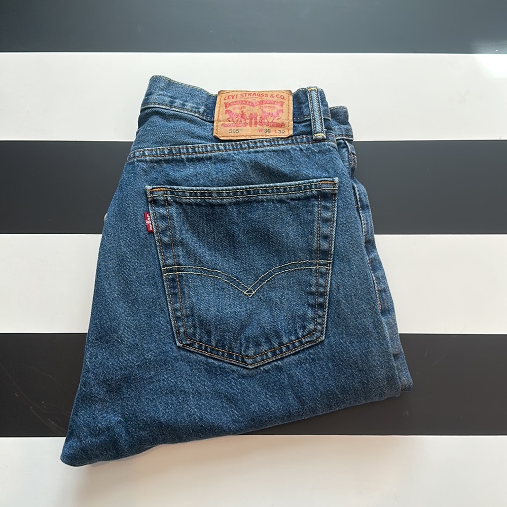 Levi’s 505 Men’s Jean 36x32 denim